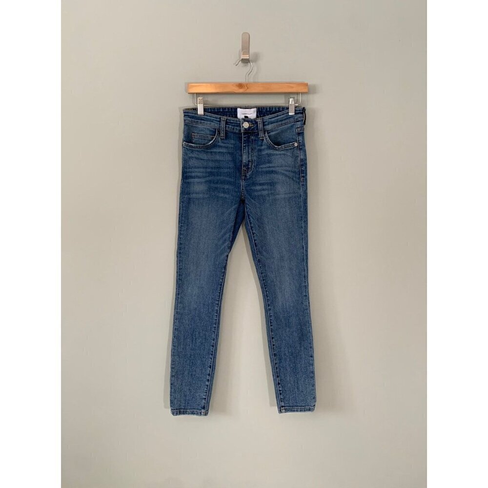 Current Elliott The Original Ankle Stiletto Skinny Jeans Blue Medium Wash 28